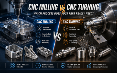 CNC Milling vs CNC Turning: Which Process Does Your Part Really Need?